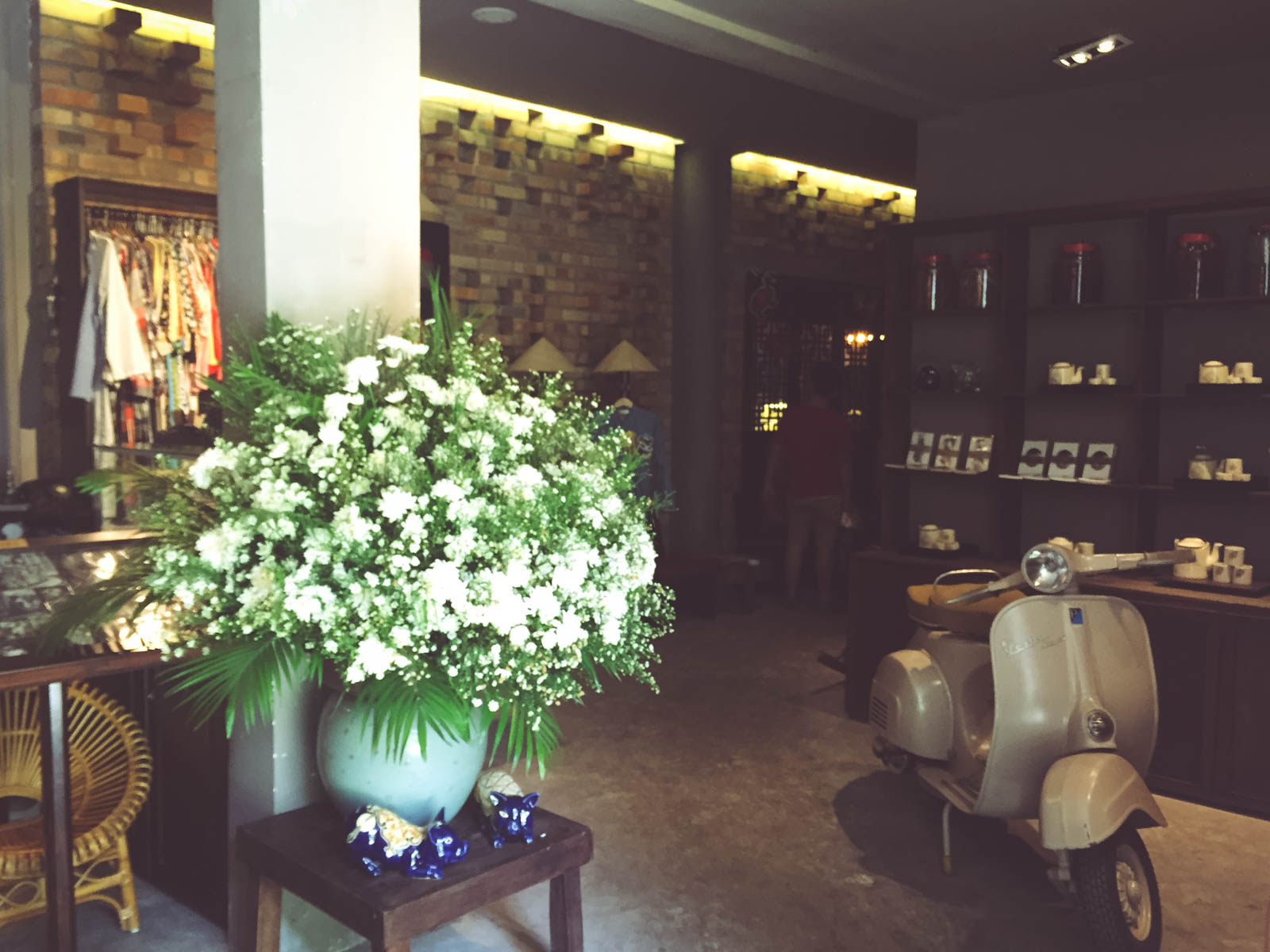 Nội thất vintage bên trong nhà hàng