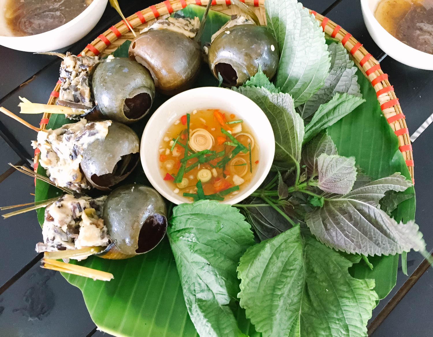 Ốc bươu nhồi thịt