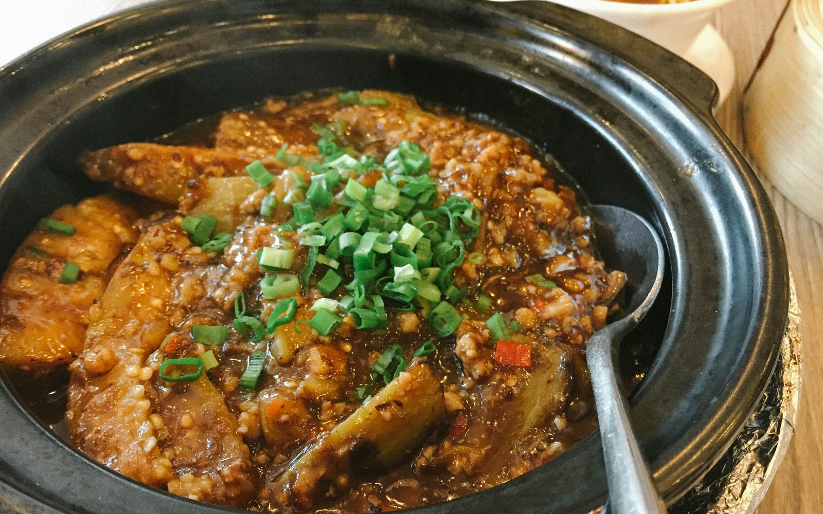 Cà tím thịt bầm tay cầm ngon ngất ngây
