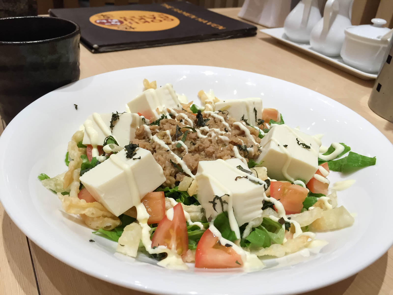 Salad đậu phụ rất ngon