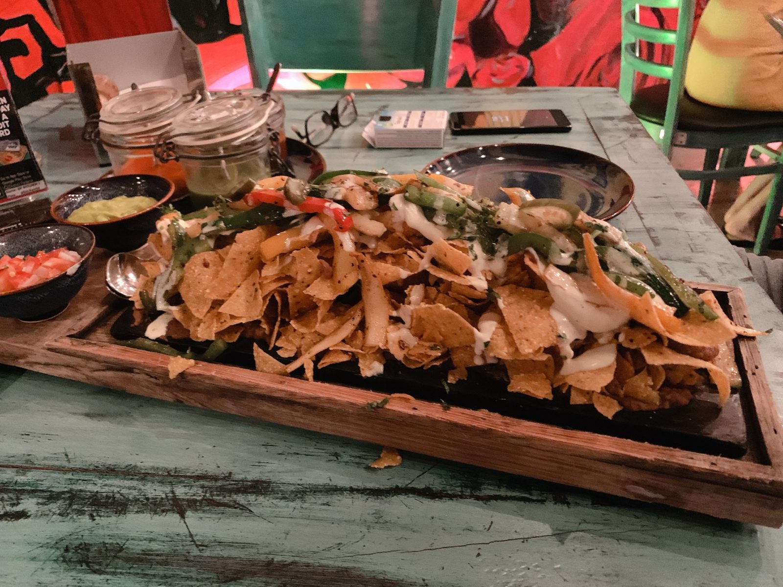 GRILLED VEGETABLE NACHOS khi dùng tại quán