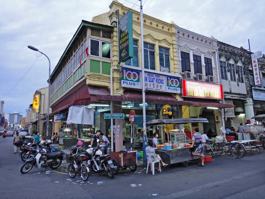 Kimberley Street - một trong những con đường ẩm thực nổi tiếng tại Penang