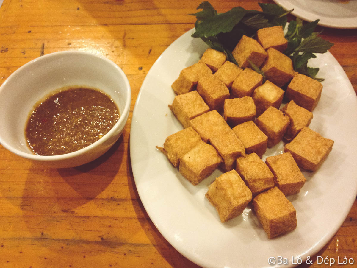 Tàu hủ chấm mắm Thái