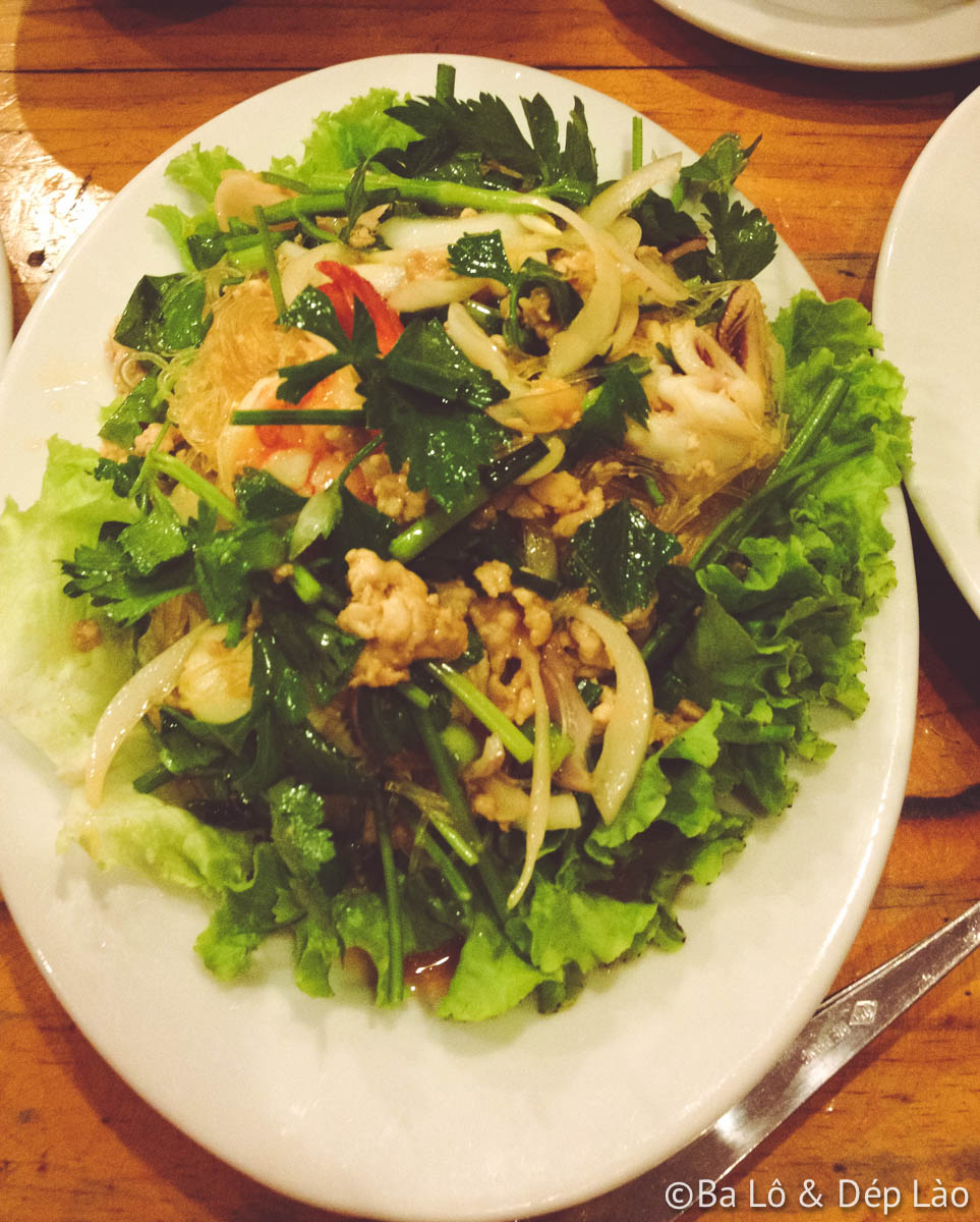 Gỏi miến tôm mực