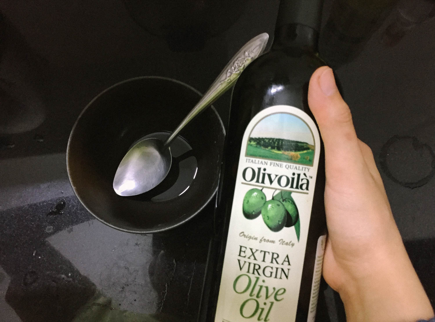 tiếp theo là dầu olive