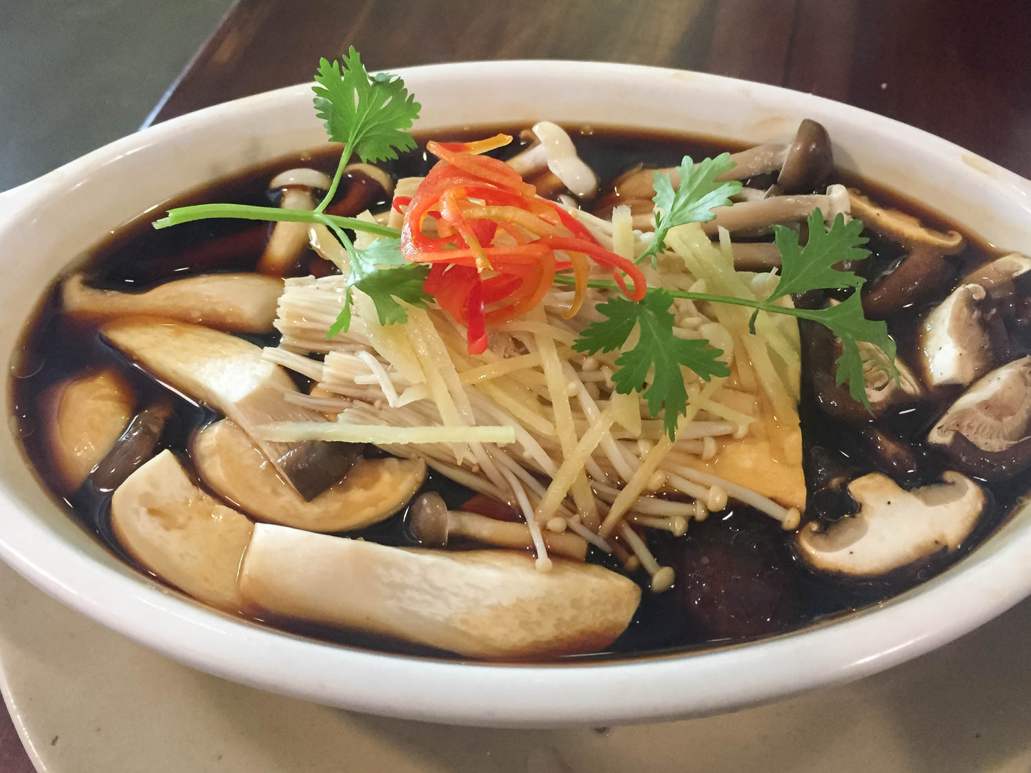 Nấm đậu sốt tương