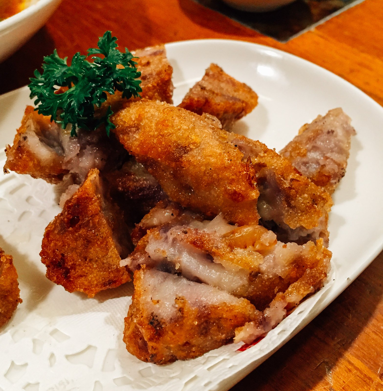 Khoai môn chiên
